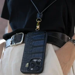 IDEAL OF SWEDEN Mobiltelefonholder|Vegan Leather Phone Strap Sort