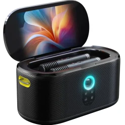 Ikarao Kalas & Fest|Discobelysning|Shell S1 Bærbar karaokemaskin med 10,1