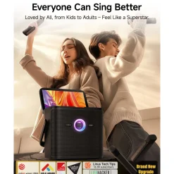 Ikarao Kalas & Fest|Discobelysning|Shell S3 Bærbar karaokemaskin med 7