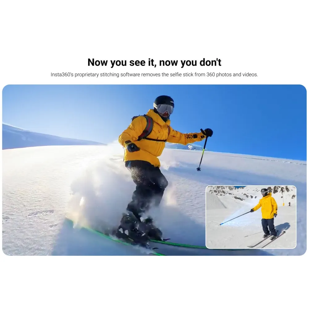 Insta360 Foto Og Video|Invisible Selfiestang