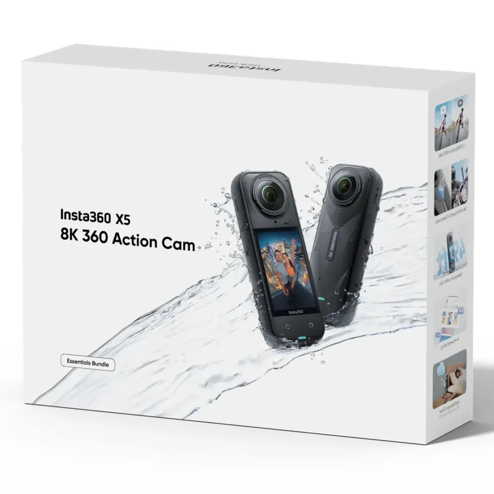 Insta360 Foto Og Video|X5 Essentials Bundle – actionkamera med 360° video