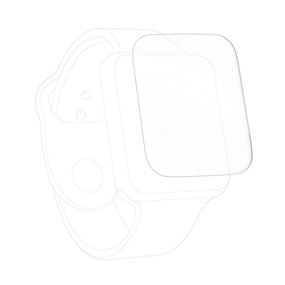 Invisible Shield Smartklokker Og Ringer|Ultra Clear+ Skjermbeskytter for Apple Watch 5/6/SE 44 mm