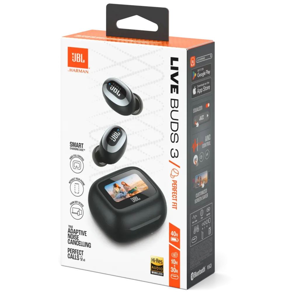 JBL Iphone-Tilbehør|Hodetelefoner Og Hodesett|Live Buds 3 Trådløse hodetelefoner