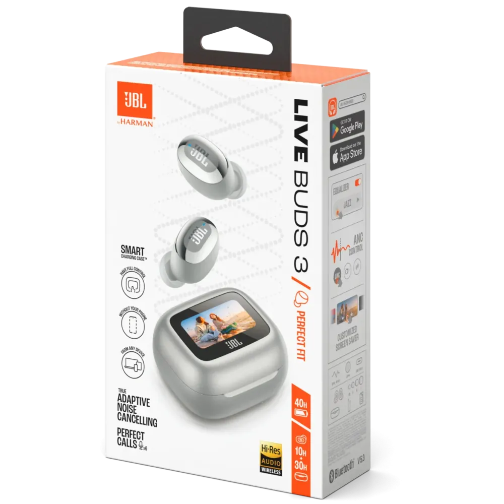 JBL Iphone-Tilbehør|Hodetelefoner Og Hodesett|Live Buds 3 Trådløse hodetelefoner
