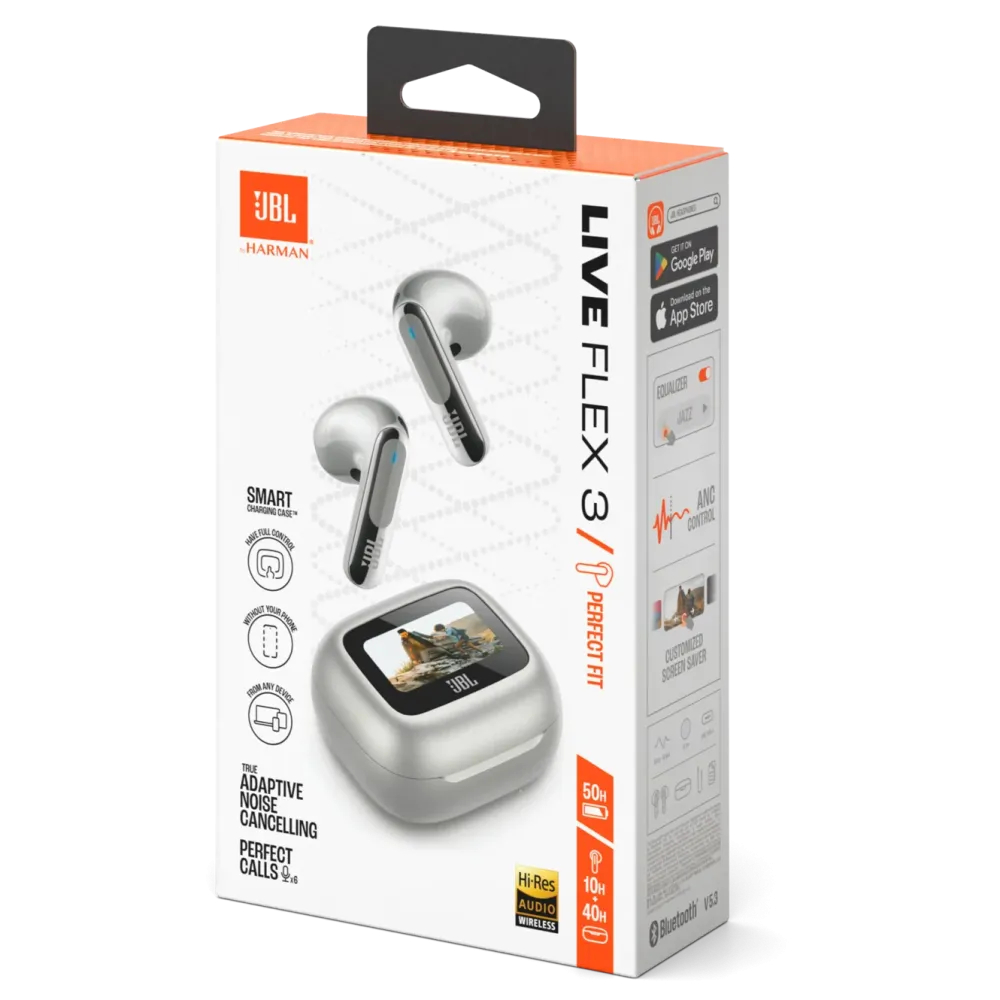 JBL Iphone-Tilbehør|Hodetelefoner Og Hodesett|Live Flex 3 Trådløse hodetelefoner