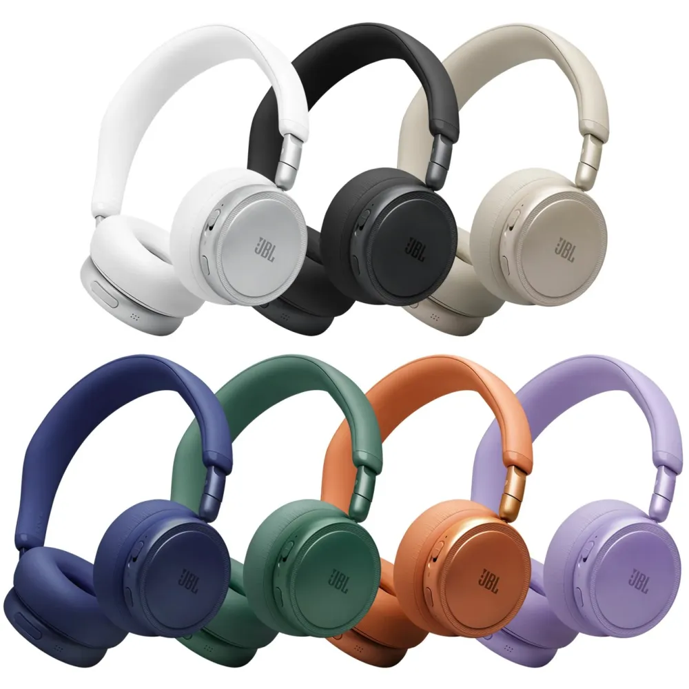 JBL Dataheadset|Hodetelefoner Og Hodesett|Live 680NC trådløse on-ear-hodetelefoner