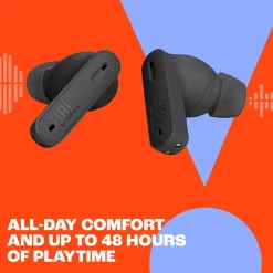 JBL Iphone-Tilbehør|Hodetelefoner Og Hodesett|Tune Beam Trådløse hodetelefoner med aktiv støydemping Hvit