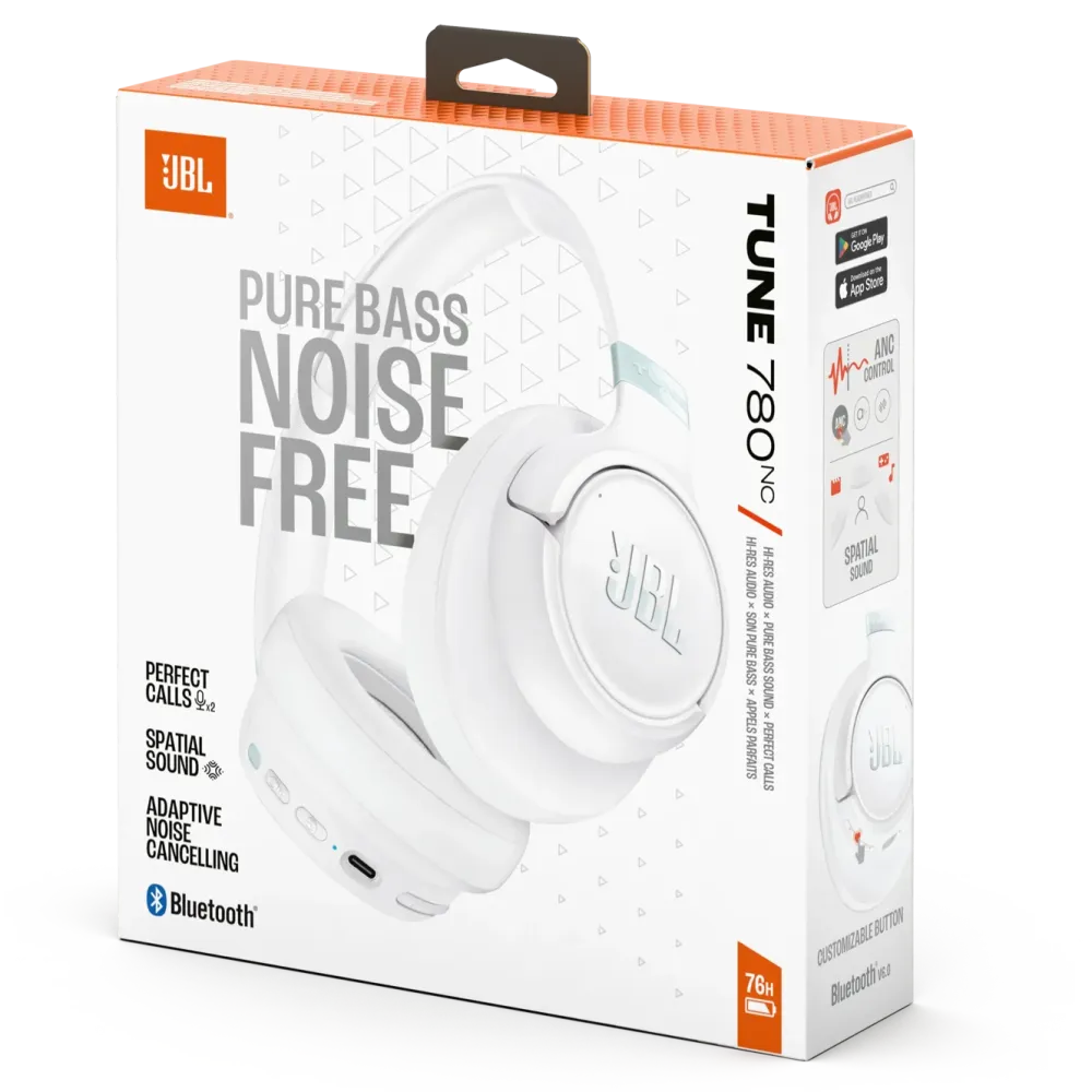 JBL Hodetelefoner Og Hodesett|Tune 780NC trådløse over-ear-hodetelefoner