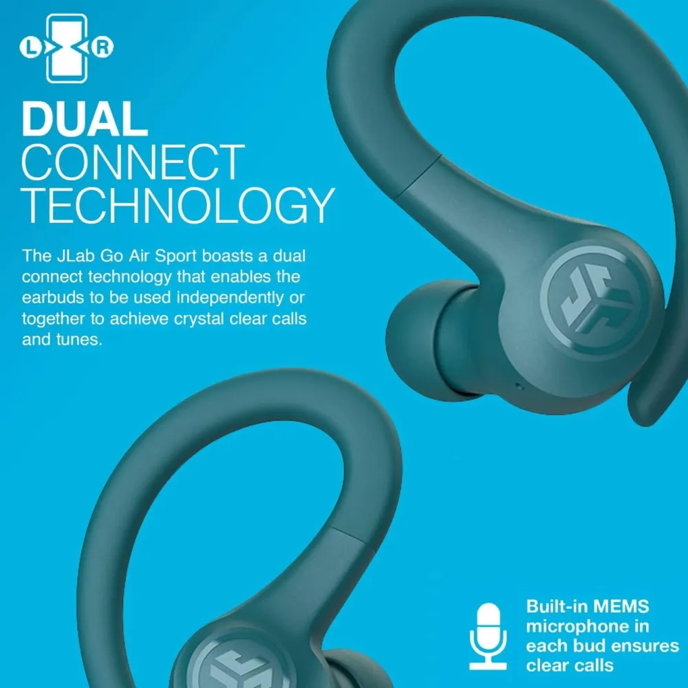 JLab Dataheadset|Hodetelefoner Og Hodesett|Go Air Sport