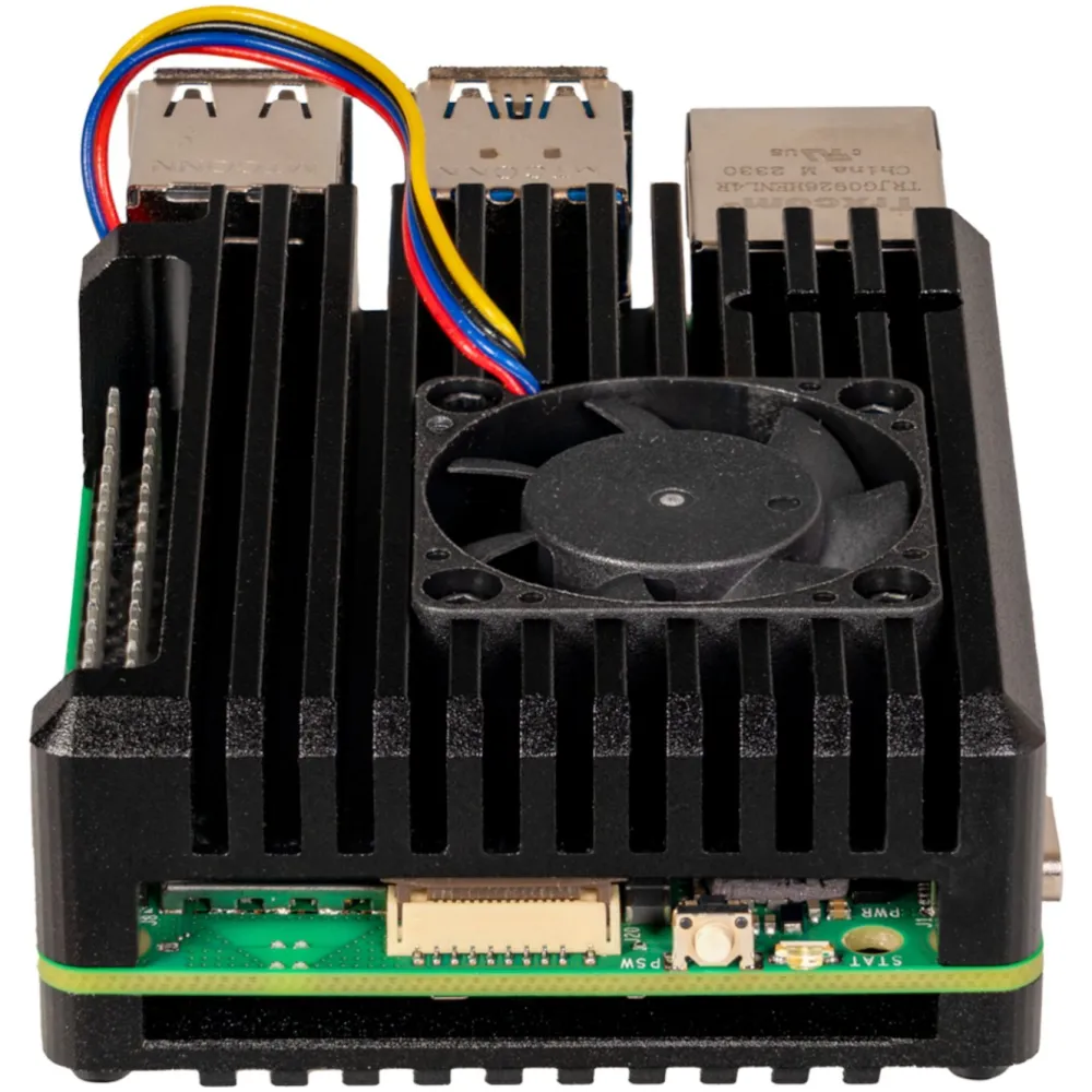 Joy-it Datamus|Tilbehør Til Bærbar Pc|Robust aluminiumskabinett for Raspberry Pi 5