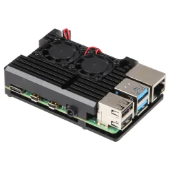 Joy-it Raspberry Pi|Robust aluminiumskabinett for Raspberry Pi 4 B