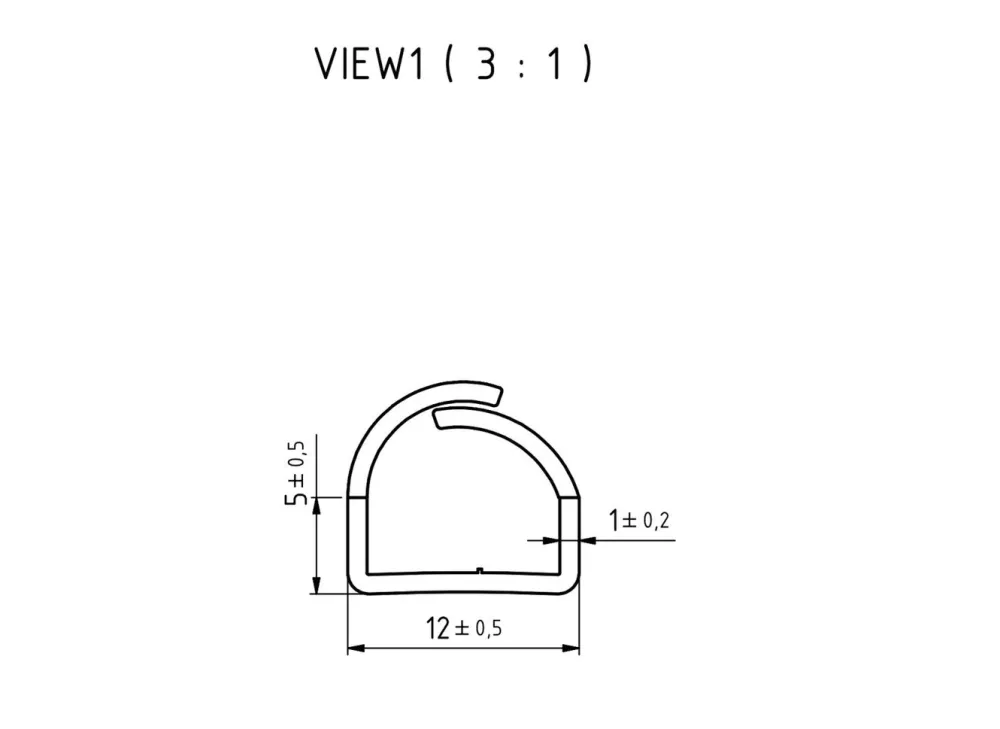 Kjell Kabelhåndtering|Elektrisk Installasjon|Kabelkanal Hvit 8x7 mm 1 m 3-pk.