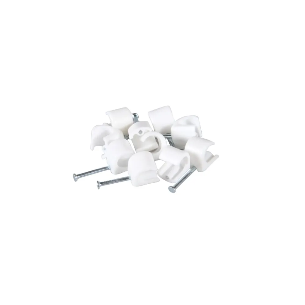 Kjell Kabelhåndtering|Elektrisk Installasjon|Kabelklemmer for rund kabel 10–14 mm 10-pack
