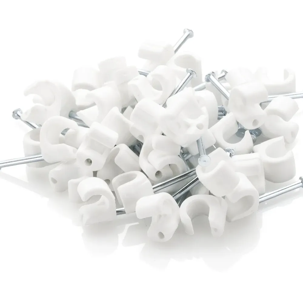 Kjell Elektrisk Installasjon|Kabelklemmer for rund kabel 7–10 mm 100-pk.