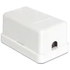 Kjell Tilbehør Og Installasjon|Kabler For Nettverk|Keystone uttaksboks, 1-port