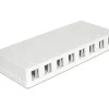 Kjell Kabler For Lyd|Kabler For Nettverk|Keystone uttaksboks, 8-porters