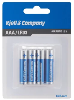 Kjell & Company Batterier|Batterier|AAA-batterier (LR03) 4-pakk
