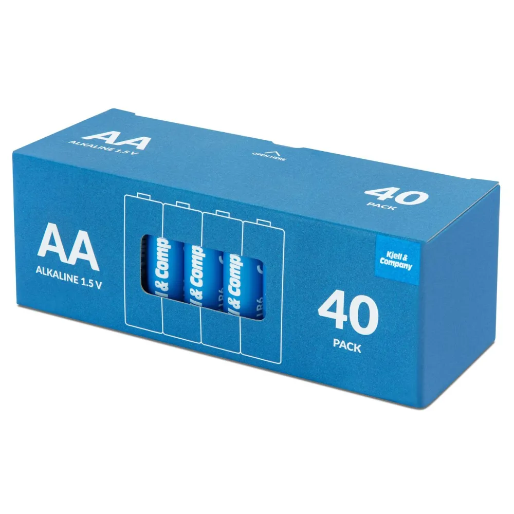 Kjell & Company Batterier|Batterier|AA-batterier (LR6) 40-pk.