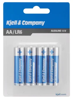 Kjell & Company Batterier|Batterier|AA-batterier (LR6) 4-pk.