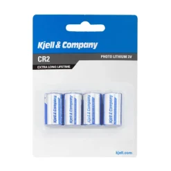 Kjell & Company Batterier|Batterier|CR2 Litiumbatteri 4-pk.