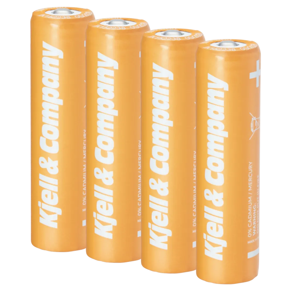 Kjell & Company Batterier|Batterier|18650 Li-ion-batteri 3,6 V 2600 mAh 4-pk.