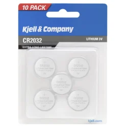Kjell & Company Biltilbehør|Batterier|Litiumbatteri CR2032 10-pk