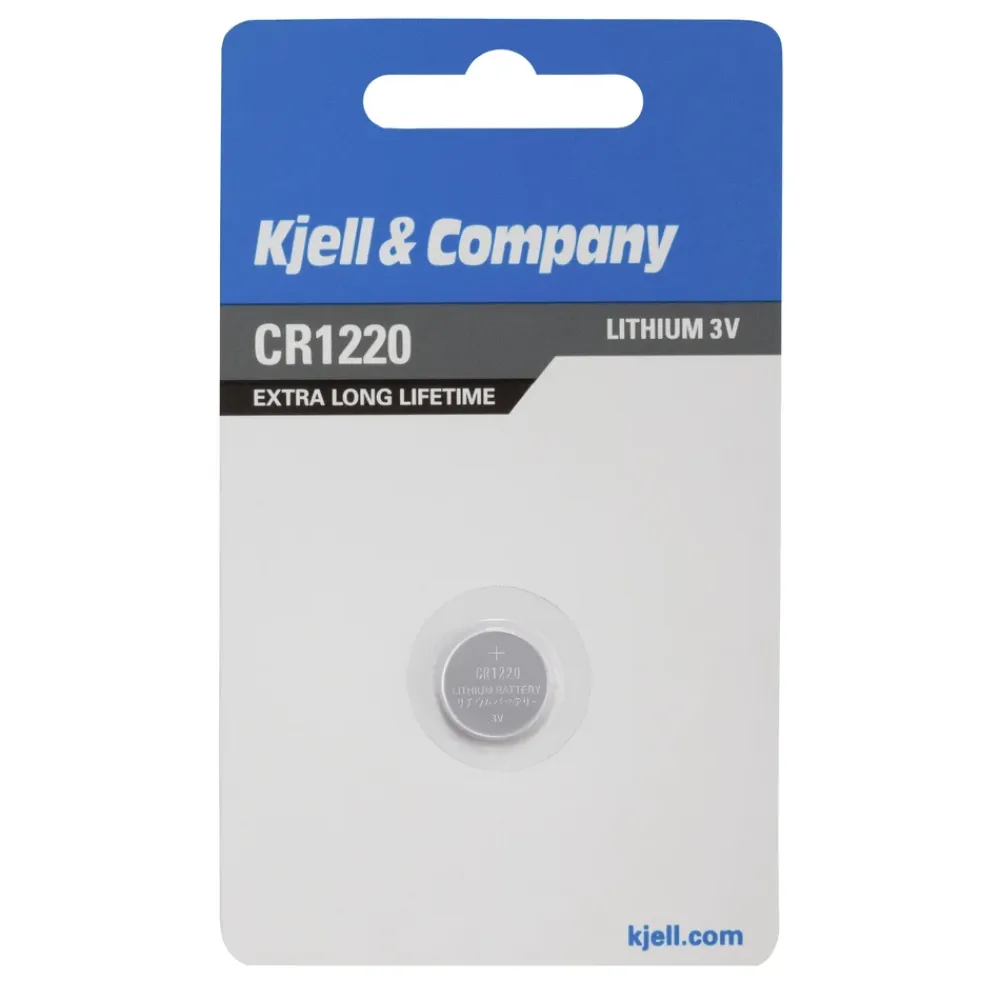 Kjell & Company Batterier|Batterier|Litiumbatteri CR1220