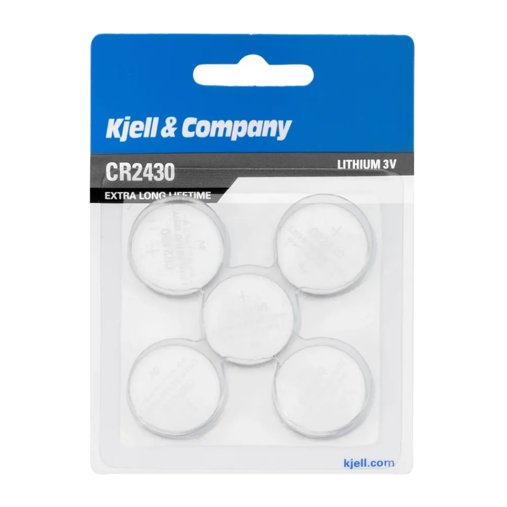 Kjell & Company Batterier|Batterier|Litiumbatteri CR2430 5-pk.