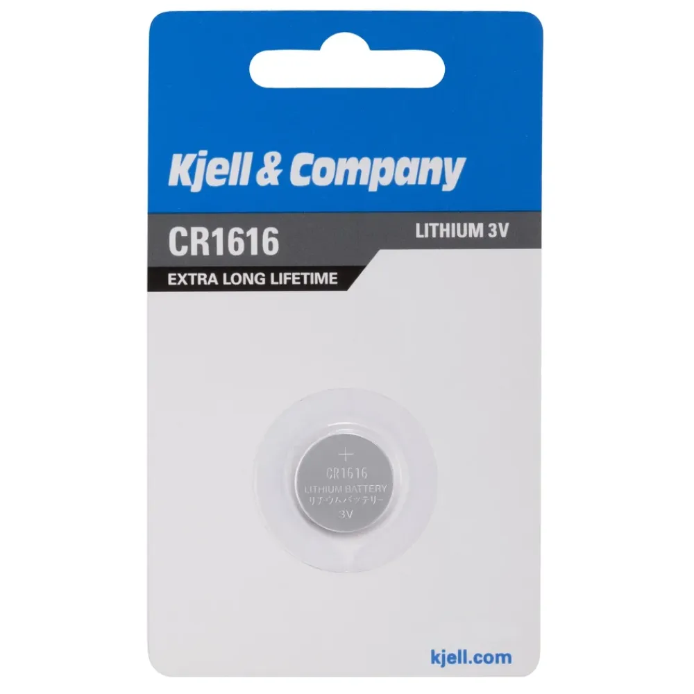 Kjell & Company Batterier|Batterier|Litiumbatteri CR1616