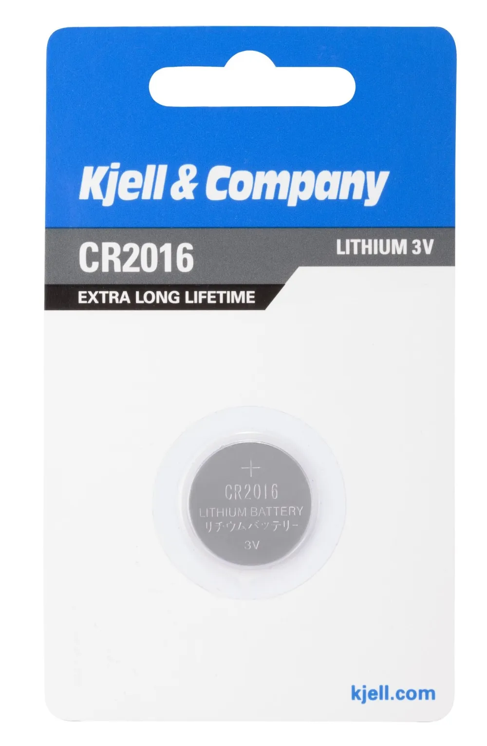 Kjell & Company Batterier|Batterier|Litiumbatteri CR2016 1-pk.