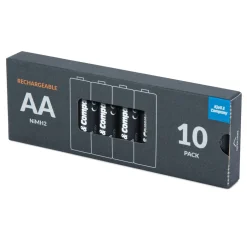 Kjell & Company Batterier|Batterier|Oppladbare AA-batterier 2600 mAh 10-pk.