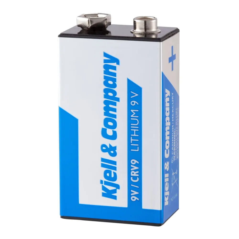 Kjell & Company Batterier|Batterier|9 V-litiumbatteri (CR-V9)