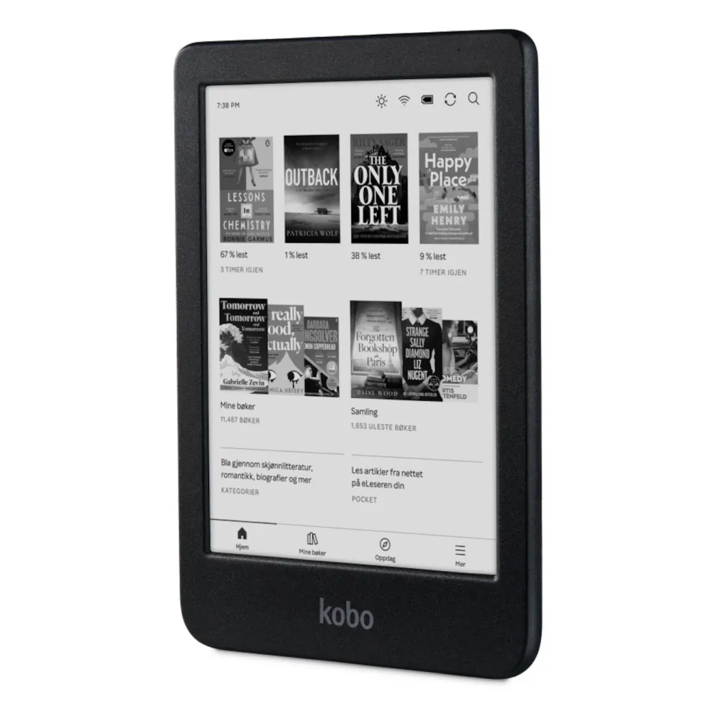 Kobo Lese & Nettbrett|Clara BW Lesebrett 6"