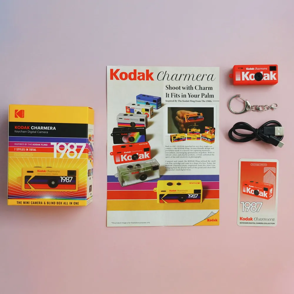 Kodak Rengjøring|Foto Og Video|Charmera nøkkelringkamera Blind Box