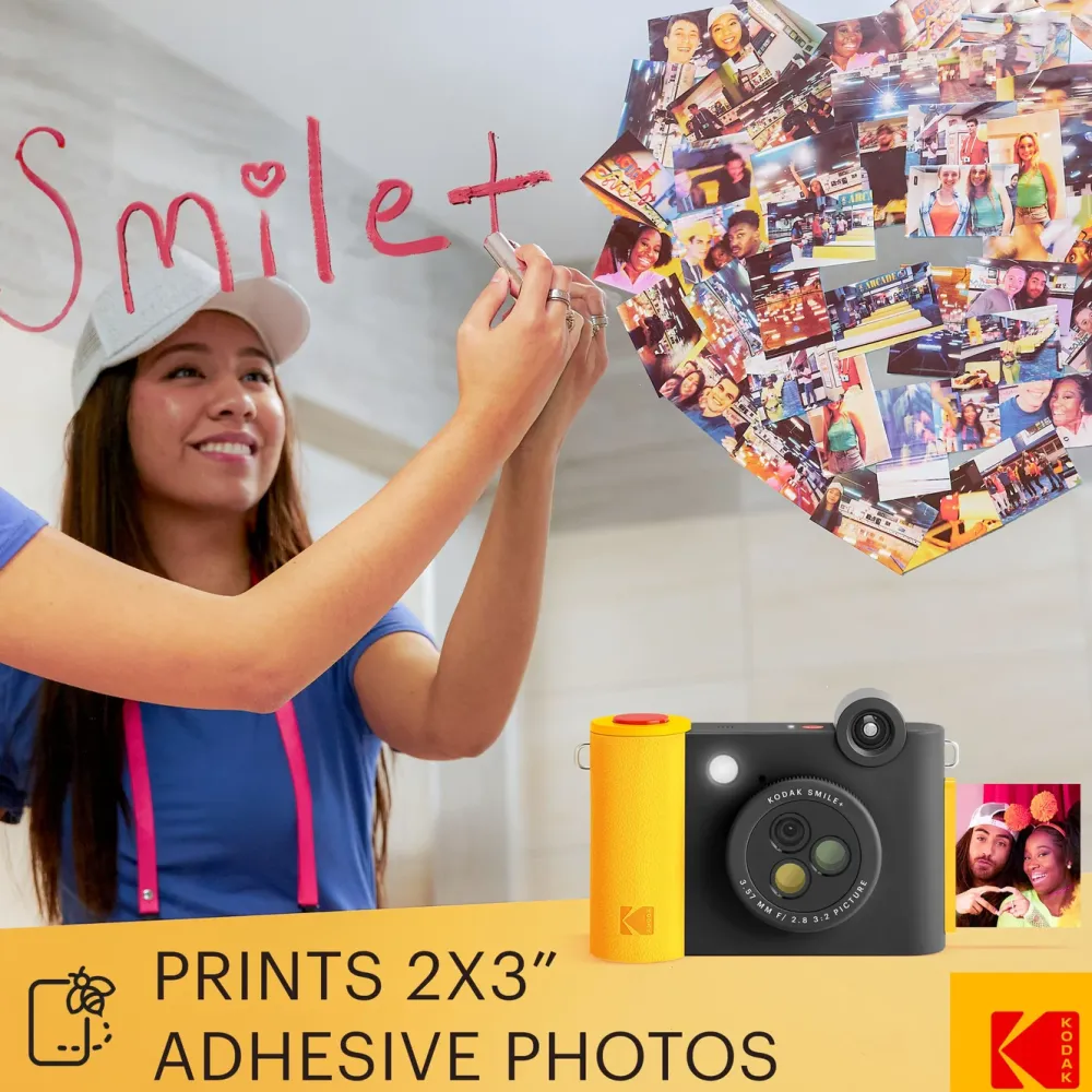Kodak Foto Og Video|Smile+ digitalkamera med direkteutskrift