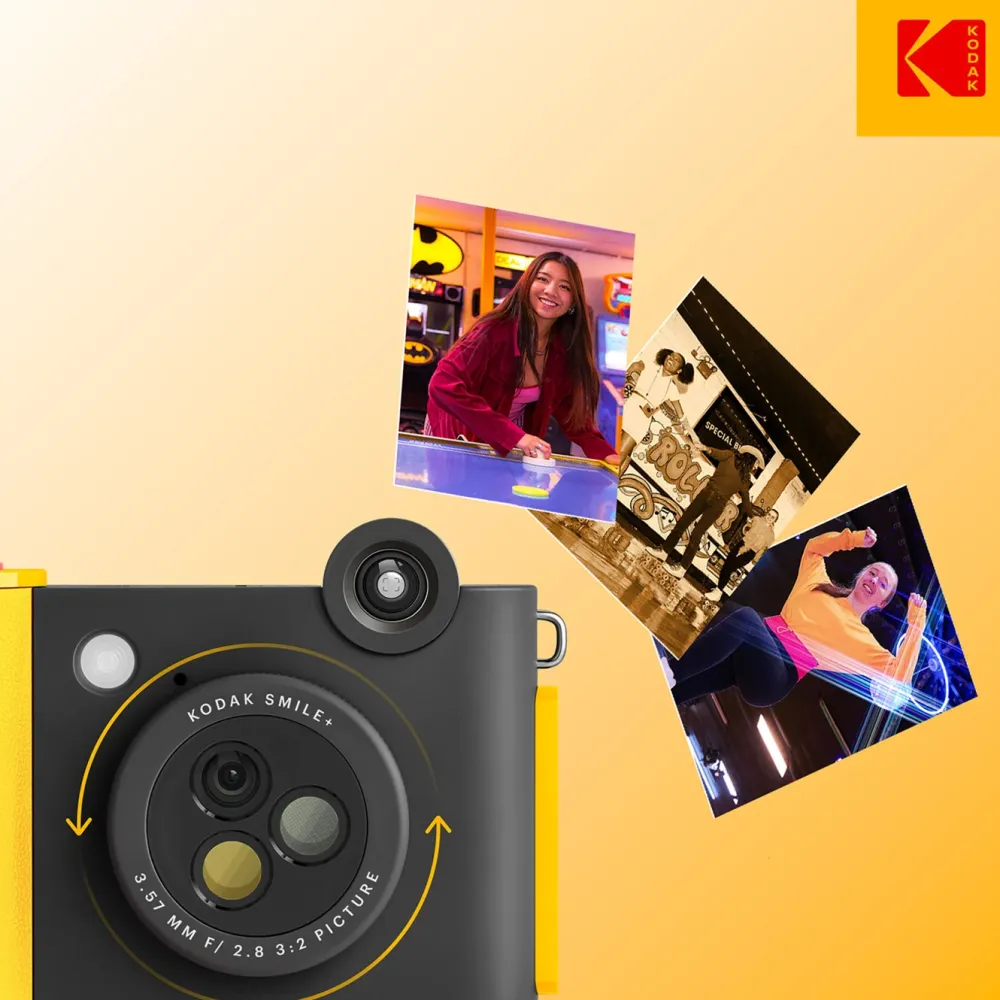 Kodak Foto Og Video|Smile+ digitalkamera med direkteutskrift