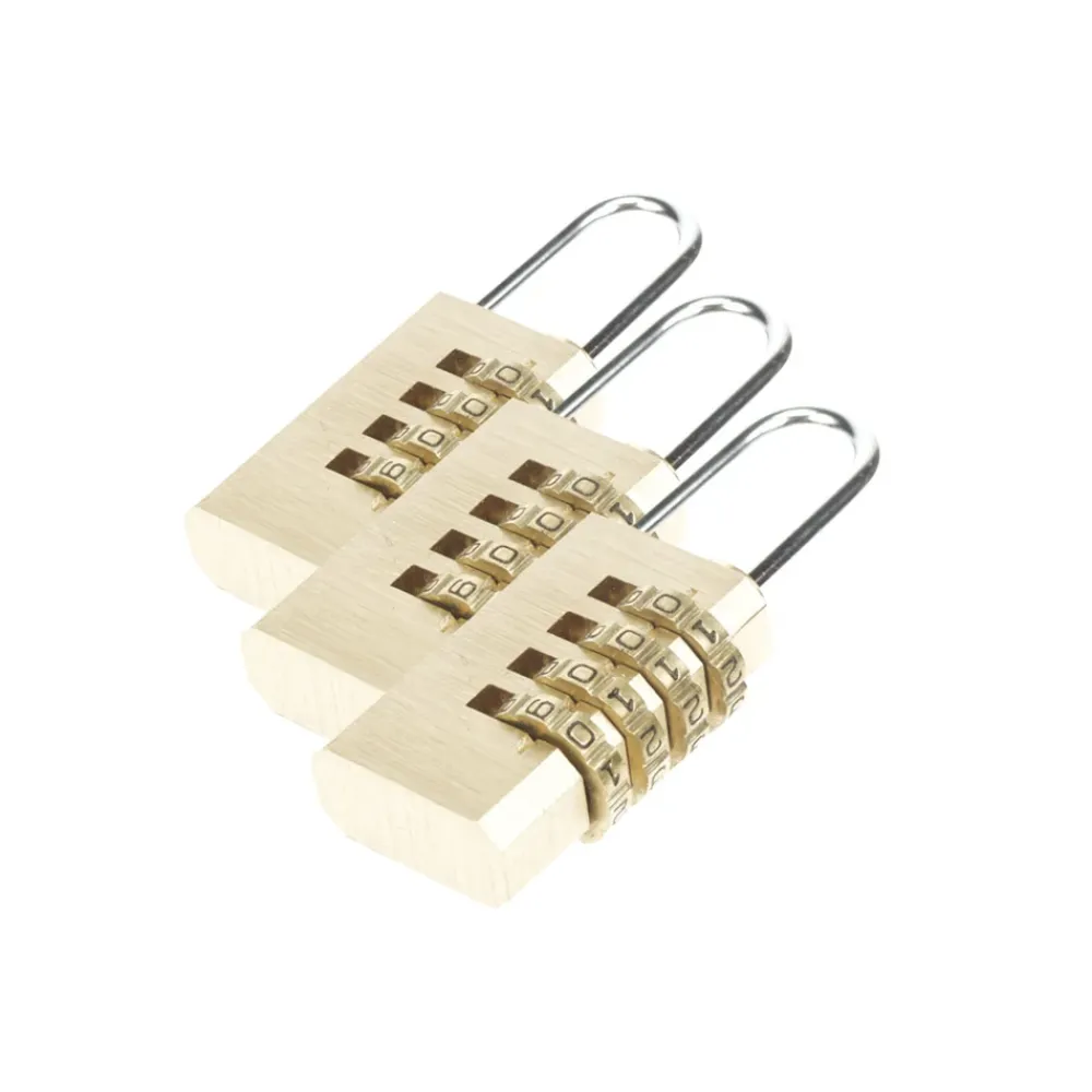 Kjell Låser|Smarte Lås|Kombinasjonslås 20 mm 3-pk.