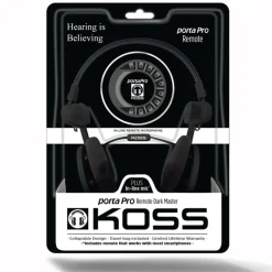 Koss Iphone-Tilbehør|Dataheadset|Porta Pro 3.0 On-ear-headset Svart
