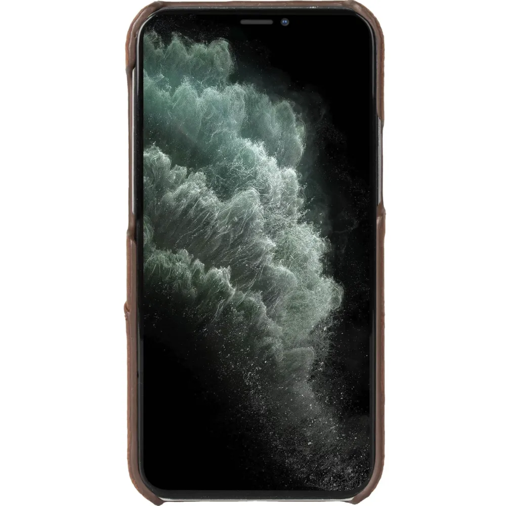 Krusell Iphone-Tilbehør|Lommebokdeksel for iPhone 12 Pro Max Cognac
