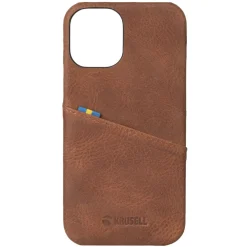 Krusell Iphone-Tilbehør|Lommebokdeksel for iPhone 12 Pro Max Cognac