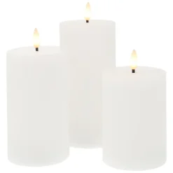 Kjell Julelys|Stemningsbelysning|Kubbelys LED 3-pk.