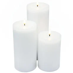 Kjell Julelys|Stemningsbelysning|Kubbelys LED 3-pk.
