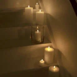 Kjell Julelys|Stemningsbelysning|Kubbelys LED 3-pk.