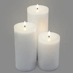 Kjell Julelys|Stemningsbelysning|Kubbelys LED 3-pk.