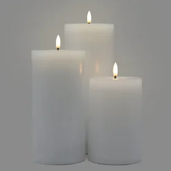 Kjell Julelys|Stemningsbelysning|Kubbelys LED 3-pk.