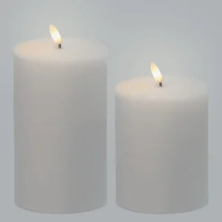 Kjell Julelys|Stemningsbelysning|Kubbelys LED utendørs 2-pk.