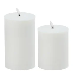 Kjell Julelys|Stemningsbelysning|Kubbelys LED utendørs 2-pk.