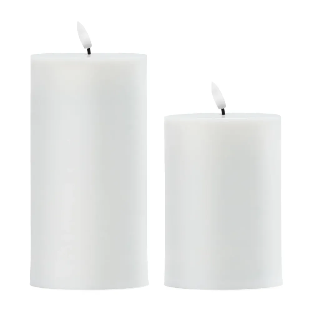 Kjell Julelys|Stemningsbelysning|Kubbelys LED utendørs 2-pk.