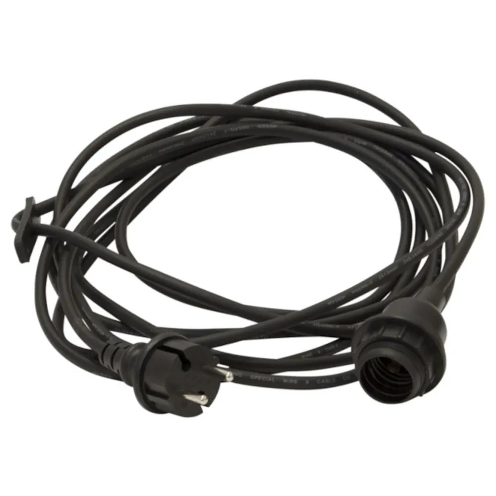 Kjell Lampetilbehør|Julelys|Lampeholder E27 med kabel