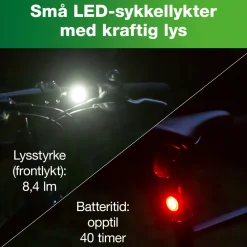 Ledsavers Sykkelbelysning|Fritid|Sykkellykter